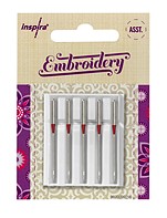 Inspira Embroidery Needles 75/90 5 pack