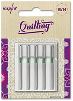 Inspira Quilting Needles Size 75/90 5 pack