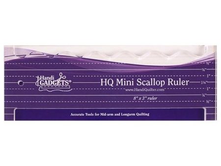 Handiqiuilter Mini Scallop Ruler